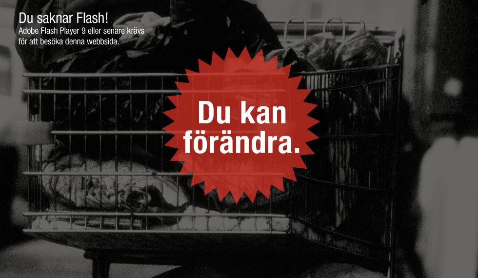 Adobe Flash Player 9 eller senare kr�vs f�r att bes�ka denna webbsida.